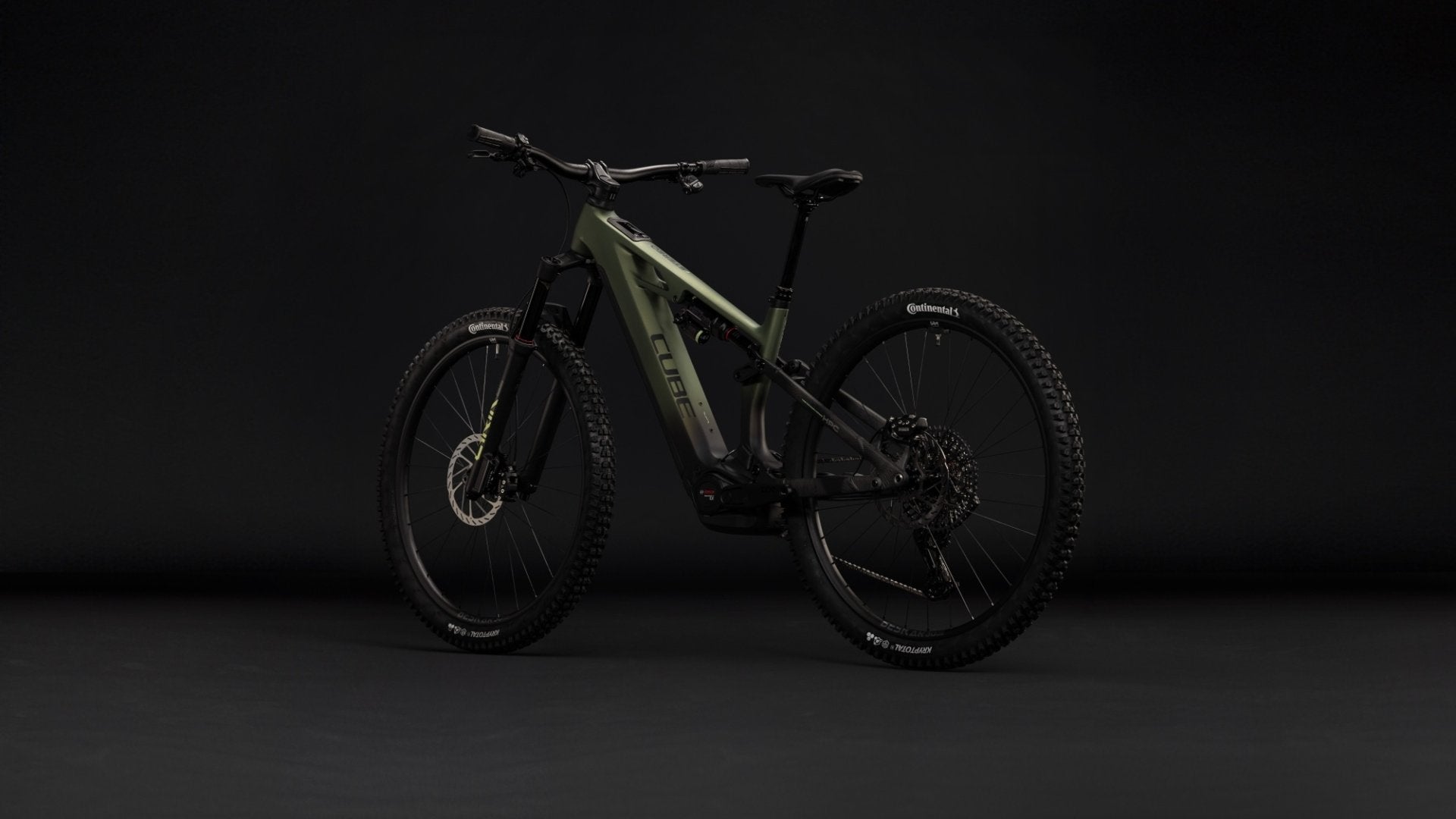 CUBE STEREO HYBRID ONE44 HPC TM 800 eMTB BIKE 2027 REEDGREEN 'N' GILLS