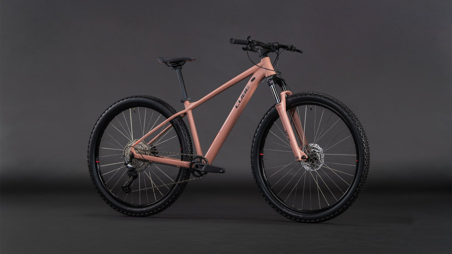 CUBE AIM SLX HARDTAIL MTB BIKE 2026 BLUSHROSE' N 'BLACK
