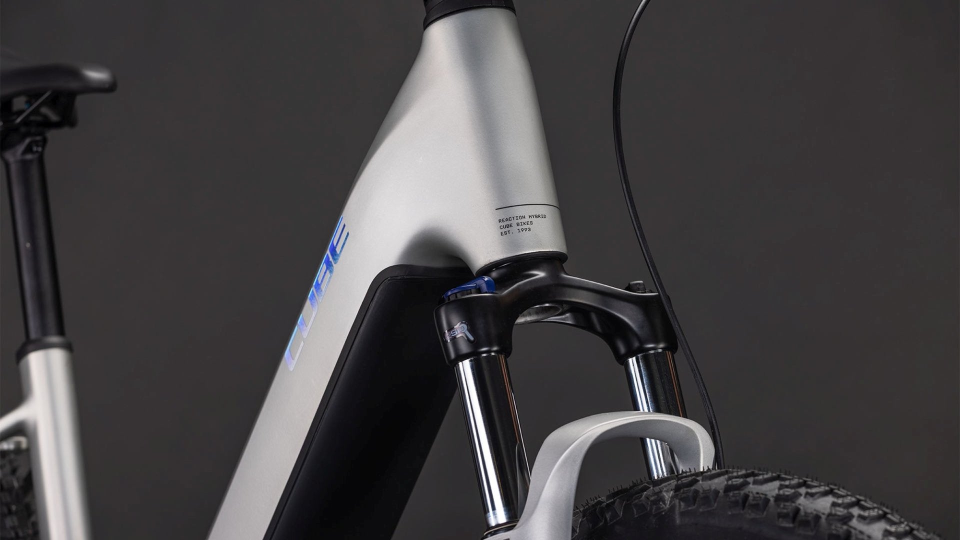 CUBE REACTION HYBRID ONE 800 EASY ENTRY eMTB BIKE 2026 SLEEKGREY' N 'PRISM
