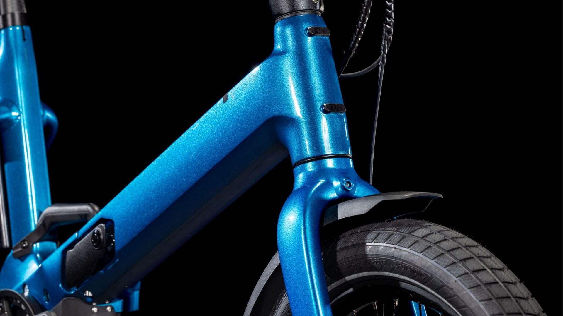 CUBE FOLD HYBRID COMFORT 500 eBIKE 2025 ELECTRICBLUE´ N ´REFLECT