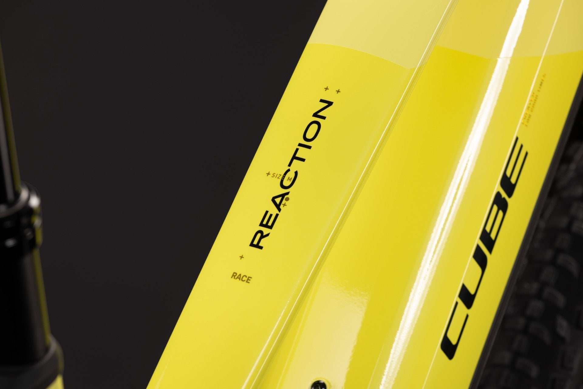 CUBE REACTION HYBRID RACE 800 eMTB BIKE 2027 BANANASPLIT 'N' BLACK (TRAPEZE)