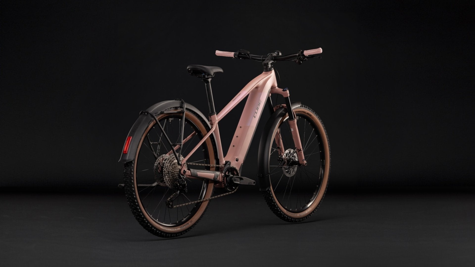 CUBE REACTION HYBRID PERFORMANCE 720 FE HARDTAIL eMTB BIKE 2027 RUBY 'N' BLACK