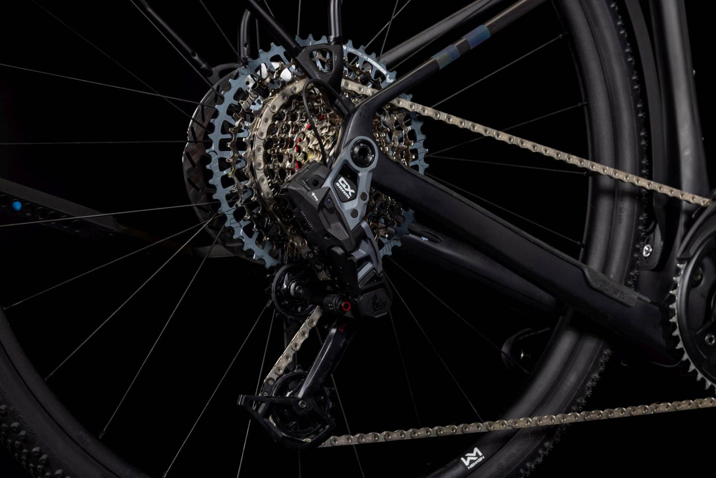 CUBE NUROAD HYBRID C:62 SLX FE 400X 29 eGRAVEL BIKE 2025 CARBON' N 'GLOSSY