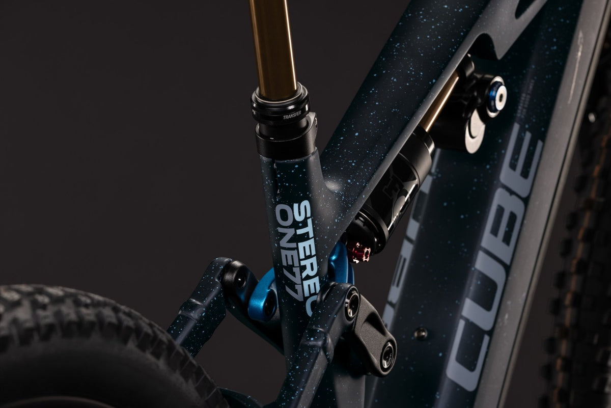 CUBE STEREO HYBRID ONE77 HPC SLT 800 eMTB BIKE 2027 BLUEGALAXY 'N' GREY