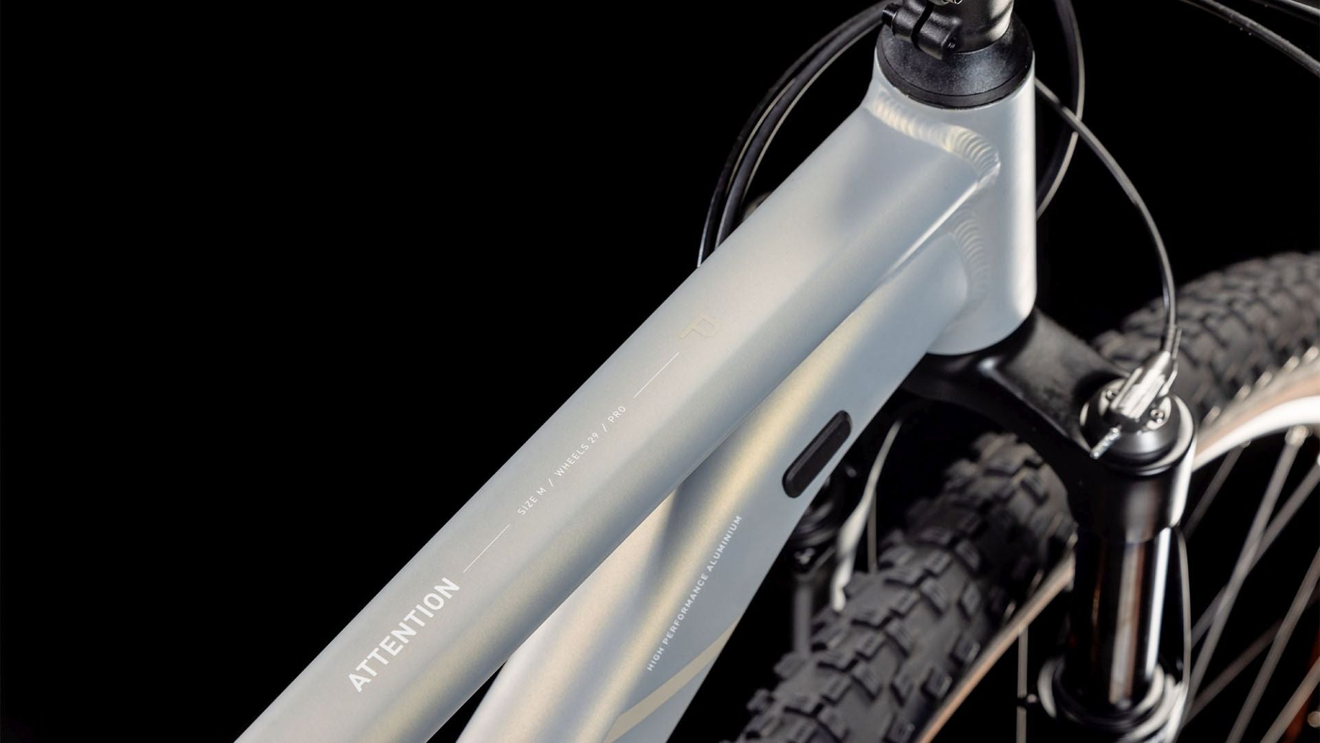 CUBE ATTENTION PRO HARDTAIL MTB BIKE 2025 SWITCHGREY' N 'WHITE