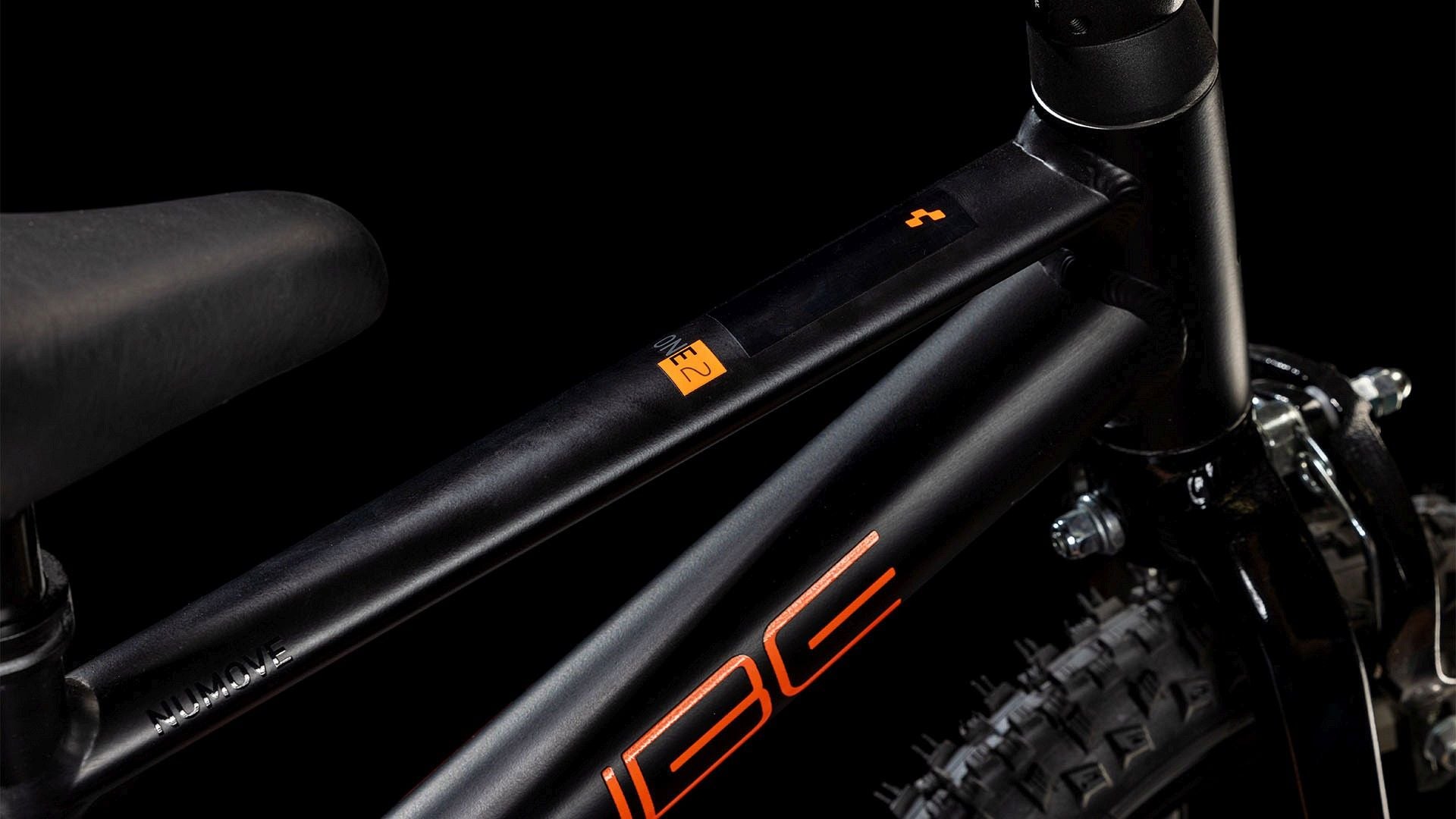 CUBE NUMOVE 120 RT KID'S MTB BIKE 2025 BLACK' N 'ORANGE