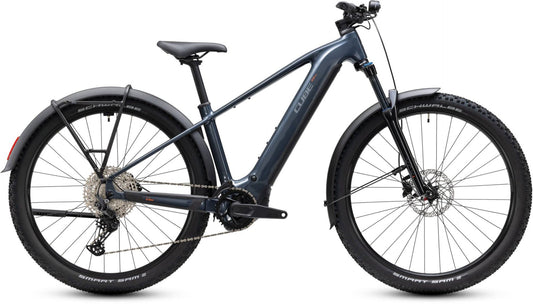 CUBE REACTION HYBRID ONE 720 FE HARDTAIL eMTB BIKE 2027 OOLONGGREY 'N' REFLEX