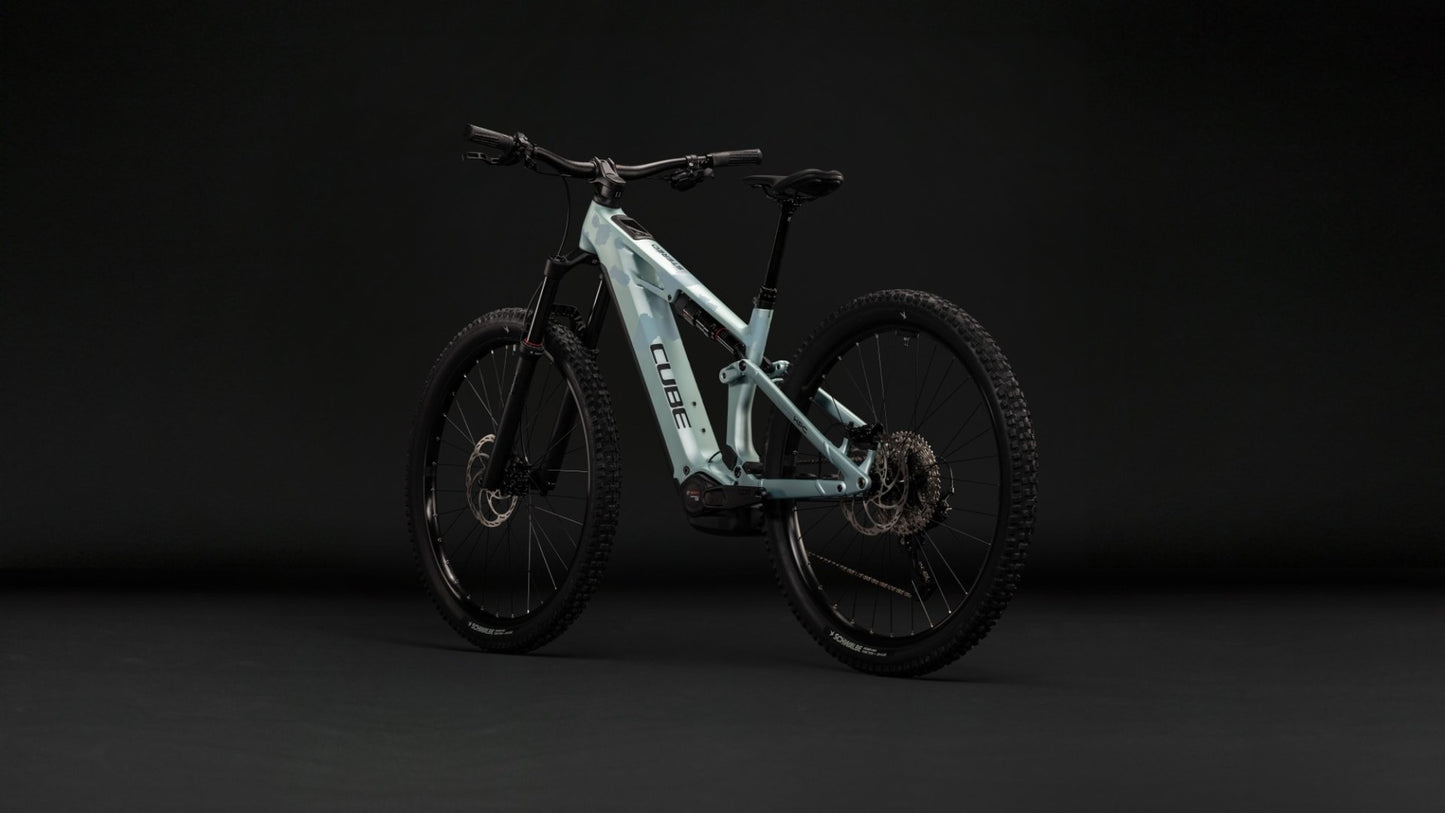 CUBE STEREO HYBRID ONE44 HPC PRO 800 eMTB BIKE 2027 PEARLAQUA 'N' BLACK