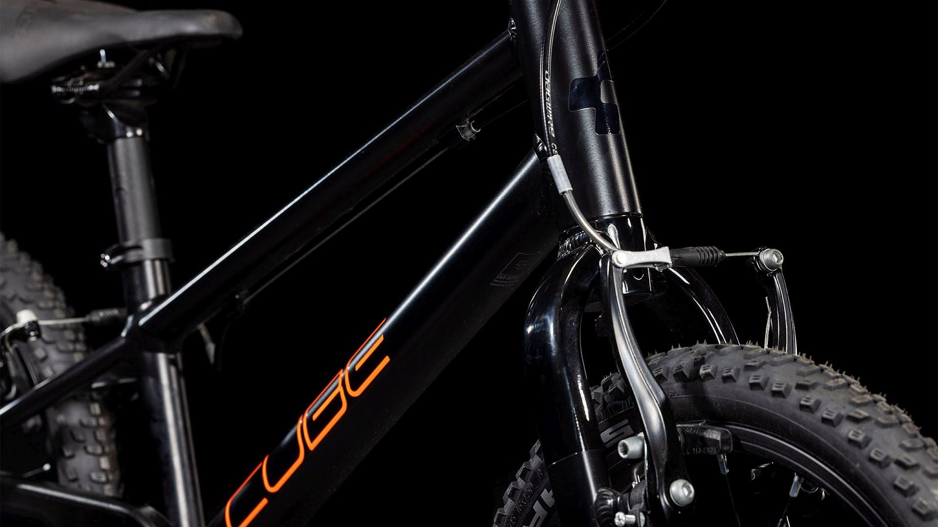 CUBE NUMOVE 160 KID'S MTB BIKE 2025 BLACK' N 'ORANGE