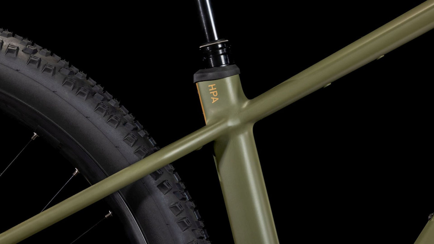 CUBE REACTION HYBRID PRO 800 eMTB BIKE 2025 DUSTYOLIVE' N 'GOLD