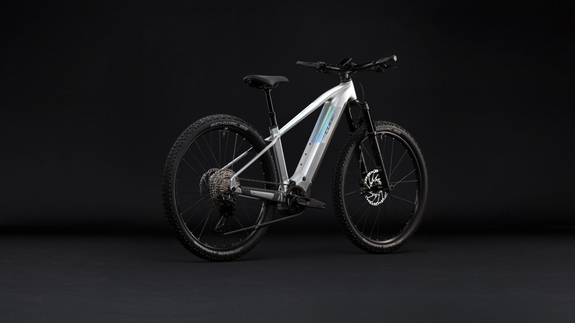 CUBE REACTION HYBRID SLX 800 HARDTAIL eMTB BIKE 2027 PLATINUM 'N' REFLEX