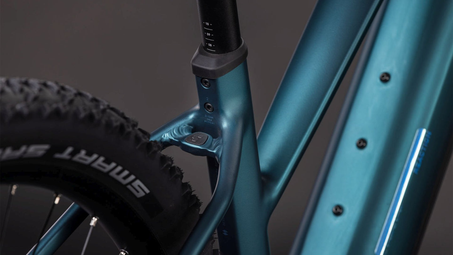 CUBE REACTION HYBRID ONE 600 TRAPEZE eMTB BIKE 2026 ROYALGREEN' N 'PRISM