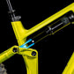 CUBE STEREO HYBRID ONE44 HPC RACE 800 eMTB BIKE 2025 FLASHLIME' N 'BLUE