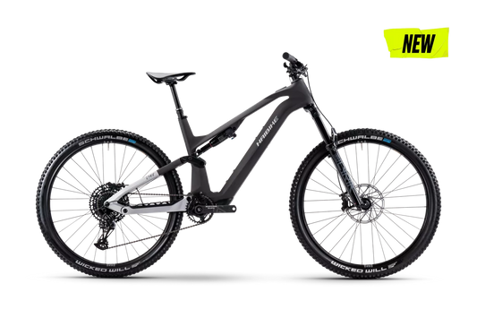 HAIBIKE LYKE CF 10 FULL SUSPENSION eMTB BIKE 2025 MATT CARBON/SILVER