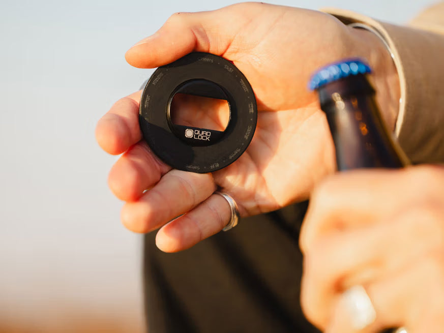 QUAD LOCK MAG PHONE RING/STAND AND BOTTLE OPENER