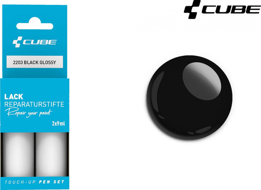 CUBE TOUCH UP PEN SET BLACK GLOSSY 2203