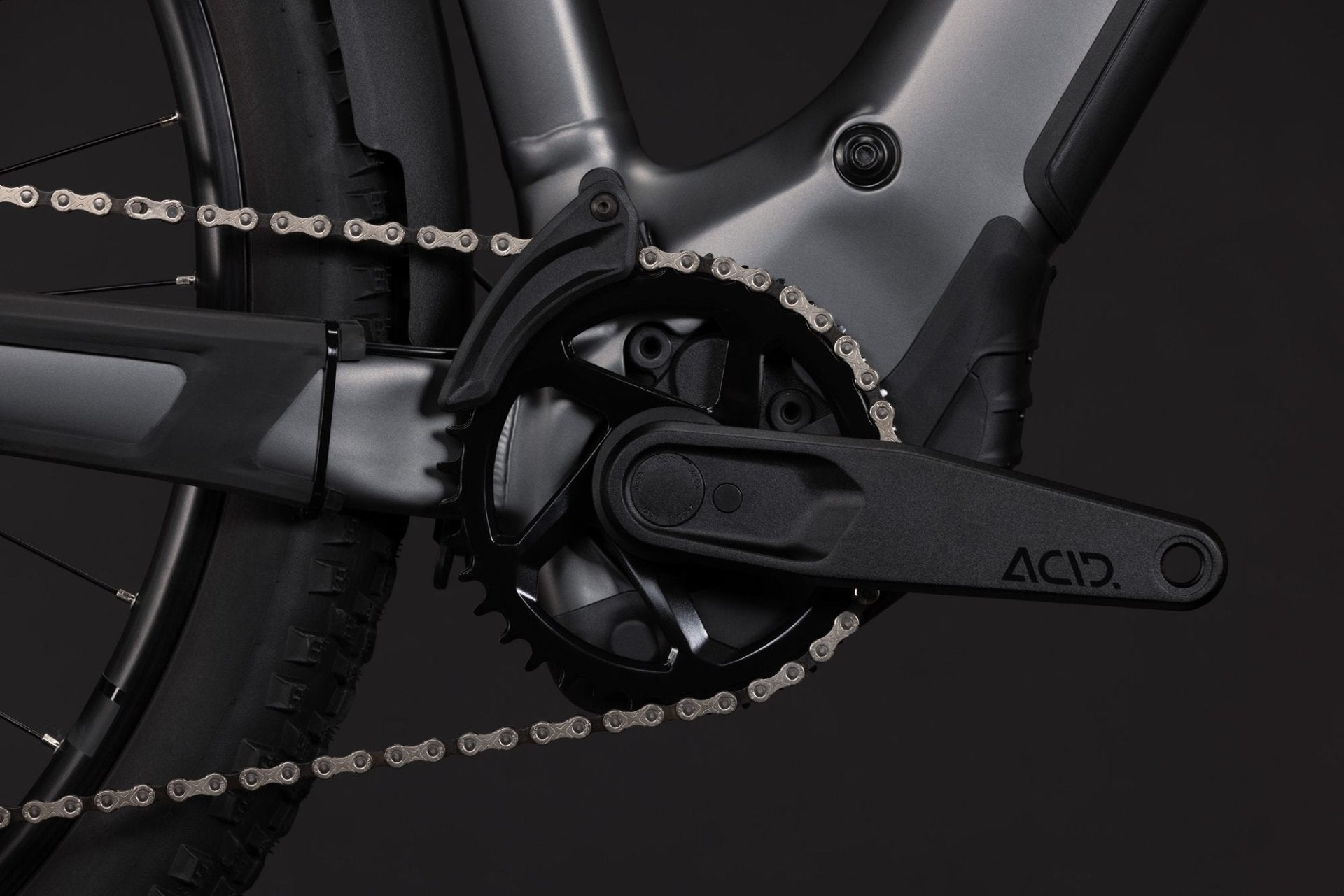 CUBE REACTION HYBRID RACE 800 FE eMTB BIKE 2027 SLABGREY 'N' CHROME