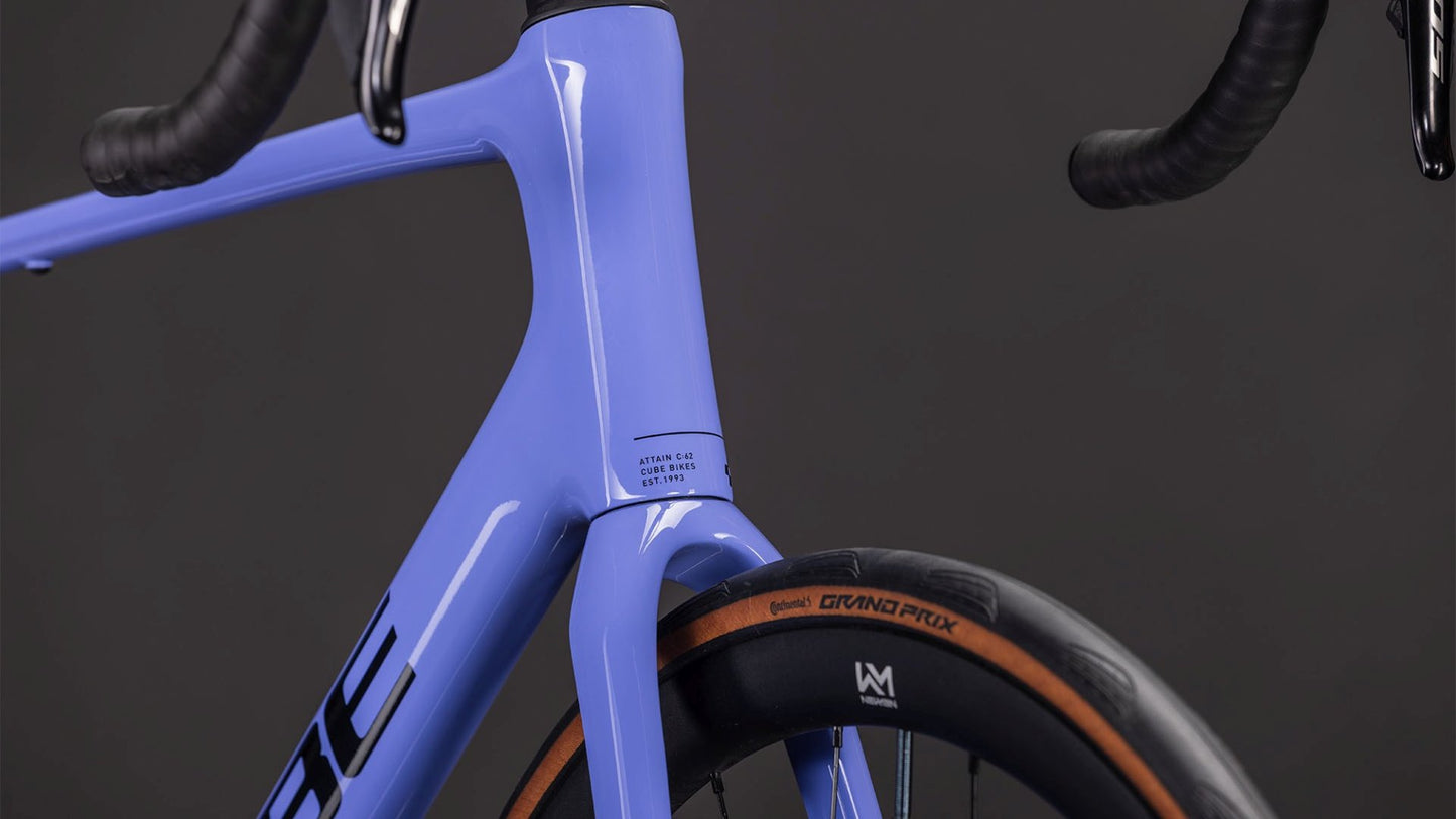 CUBE ATTAIN C:62 SLX ROAD BIKE 2026 LUCIDLILAC' N 'BLACK