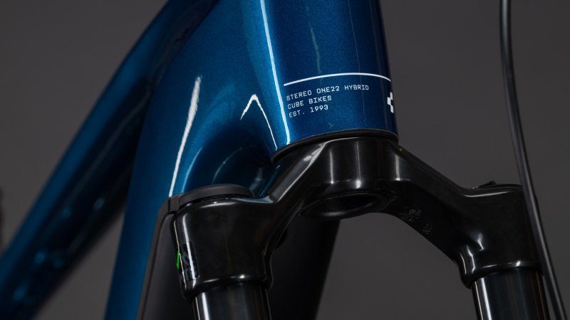 CUBE STEREO HYBRID ONE22 RACE 800 eMTB BIKE 2026 ELECTRICBLUE' N 'WHITE