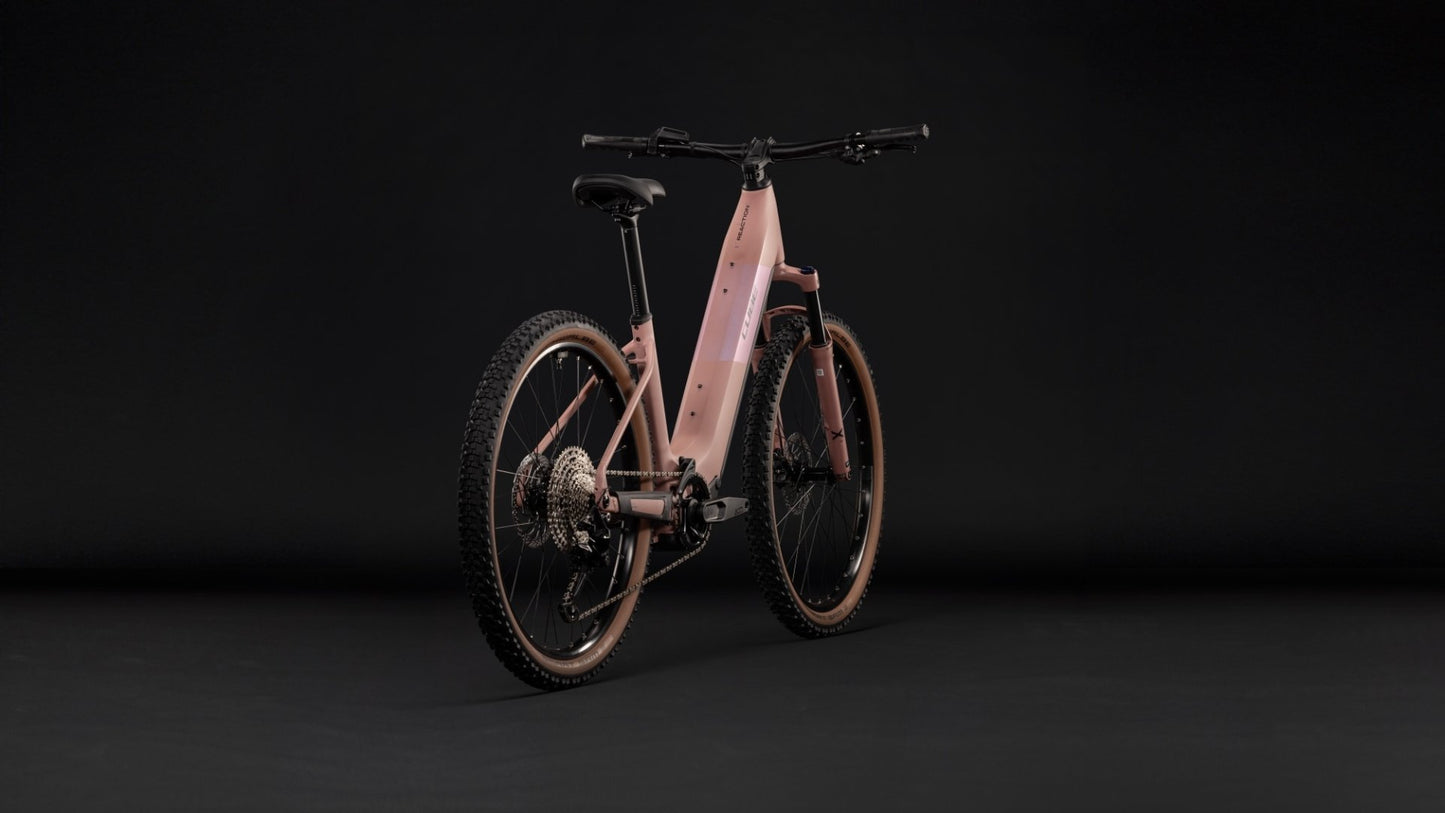 CUBE REACTION HYBRID PERFORMANCE 720 HARDTAIL eMTB BIKE 2027 RUBY 'N' BLACK (EASY ENTRY)