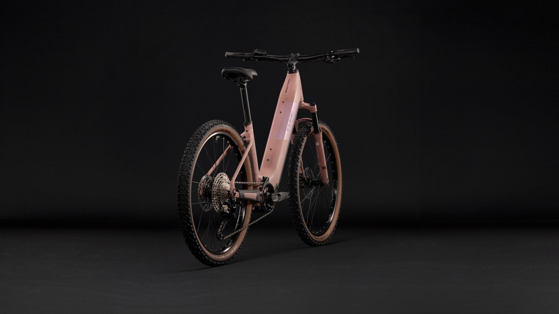 CUBE REACTION HYBRID PERFORMANCE 720 HARDTAIL eMTB BIKE 2027 RUBY 'N' BLACK (EASY ENTRY)