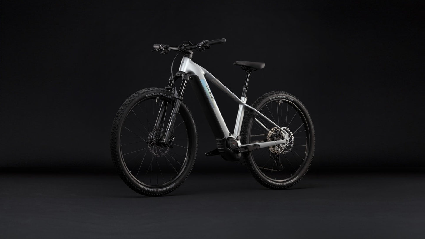 CUBE REACTION HYBRID SLX 800 HARDTAIL eMTB BIKE 2027 PLATINUM 'N' REFLEX