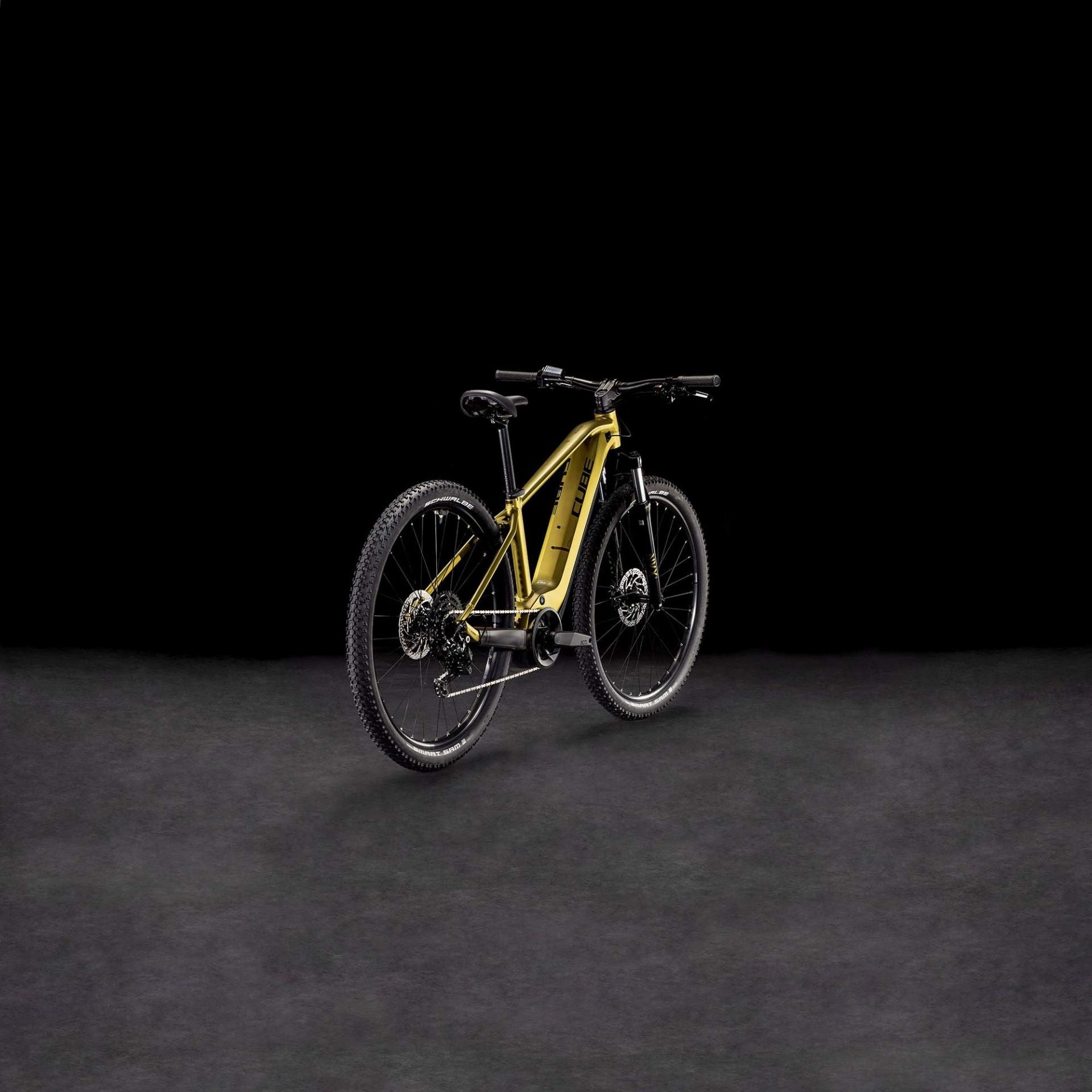 CUBE REACTION HYBRID PERFORMANCE 500 eMTB BIKE 2025 GOLDENLIME' N 'BLACK