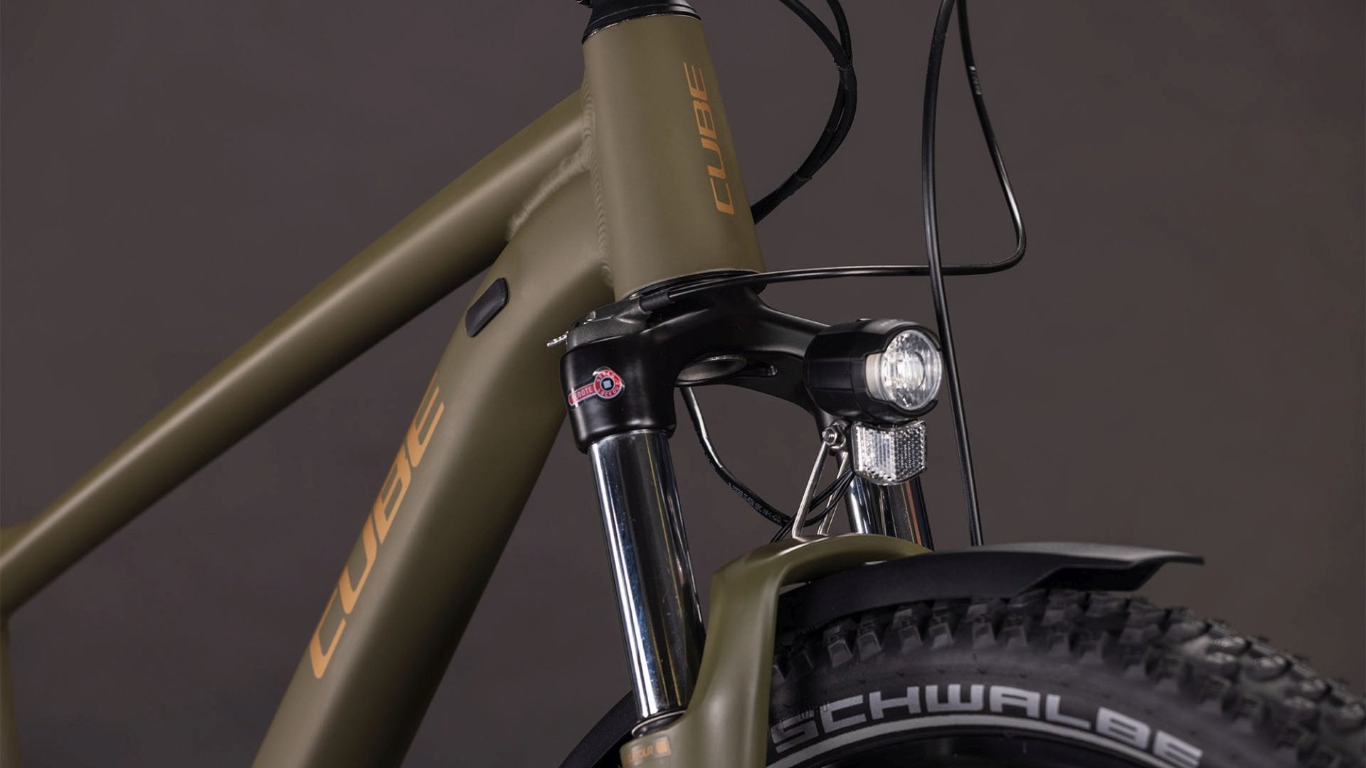 CUBE AIM SLX FE HARDTAIL MTB BIKE 2026 DUSTYOLIVE' N 'GOLD