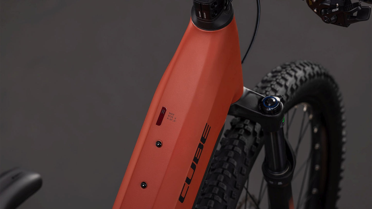 CUBE REACTION HYBRID RACE 800 EASY ENTRY eMTB BIKE 2026 AMBER' N 'BLACK