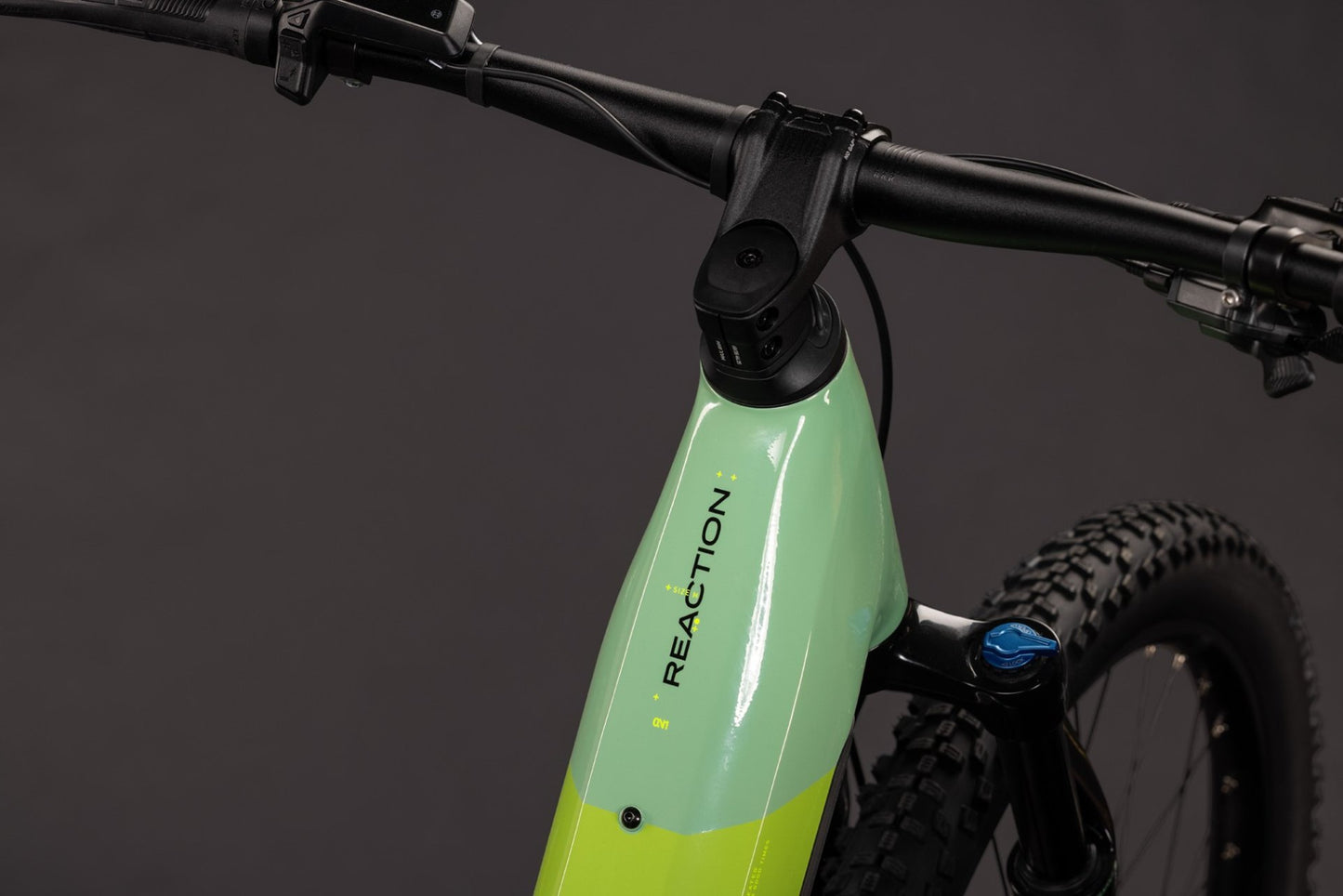 CUBE REACTION HYBRID ONE 720 HARDTAIL eMTB BIKE 2027 CACTUS 'N' BLACK (EASY ENTRY)