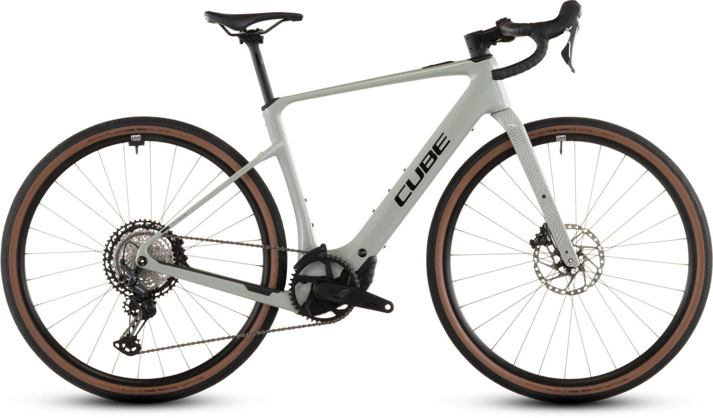 CUBE NUROAD HYBRID C:62 RACE 400X eGRAVEL BIKE 2026 REEDBEIGE' N 'BLACK