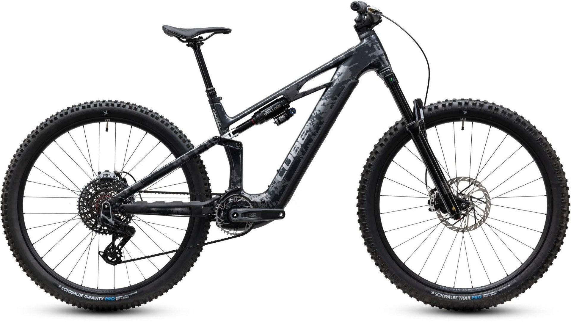 CUBE STEREO HYBRID ONE44 HPC SUPER TM 800 eMTB BIKE 2027 GRAPHITEGLITCH