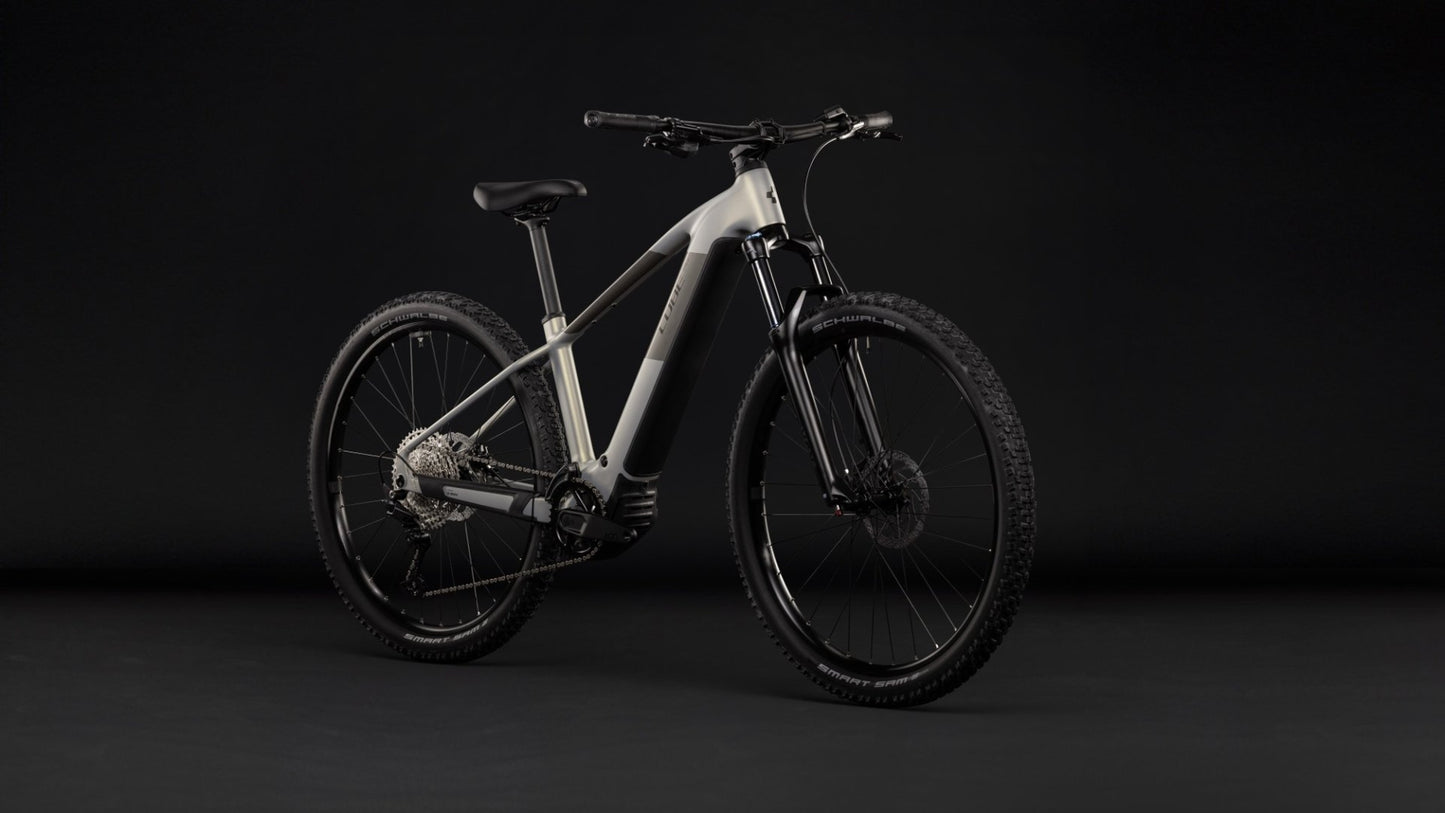 CUBE REACTION HYBRID ONE 720 HARDTAIL eMTB BIKE 2027 PEARLSILVER 'N' CHROME