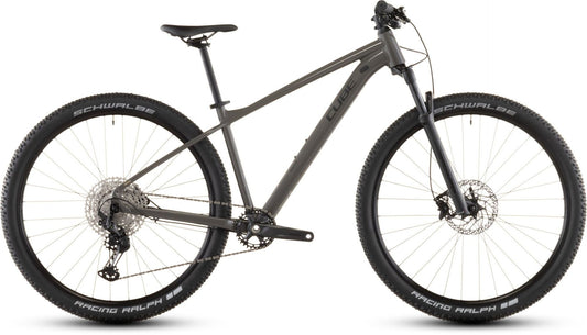 CUBE REACTION PRO HARDTAIL MTB BIKE 2026 OLDGREY' N 'BLACK