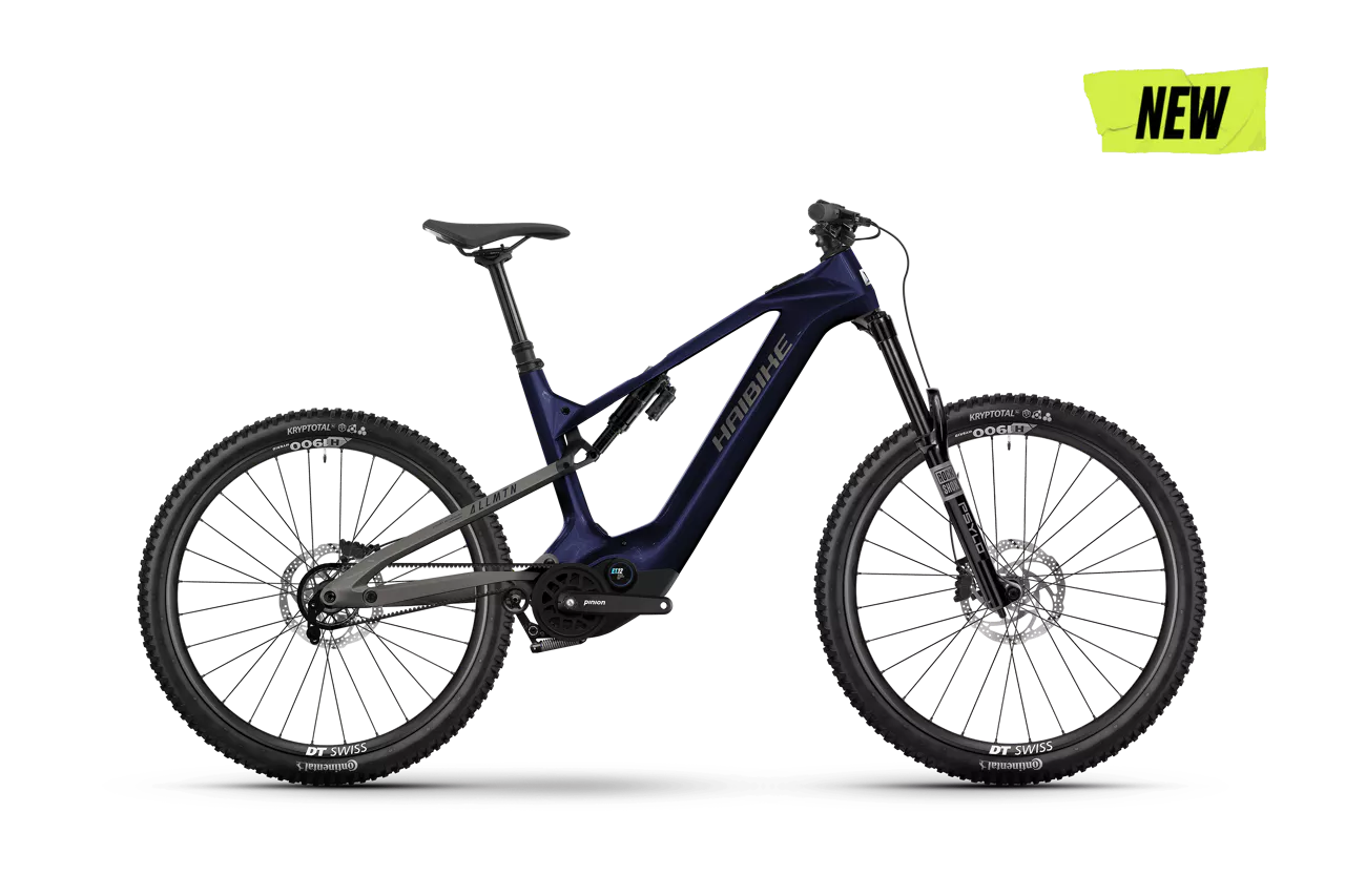 HAIBIKE ALLMTN CF 10 TRN FULL SUSPENSION eMTB BIKE 2025 MIDNIGHT BLUE/GREY - GLOSSY