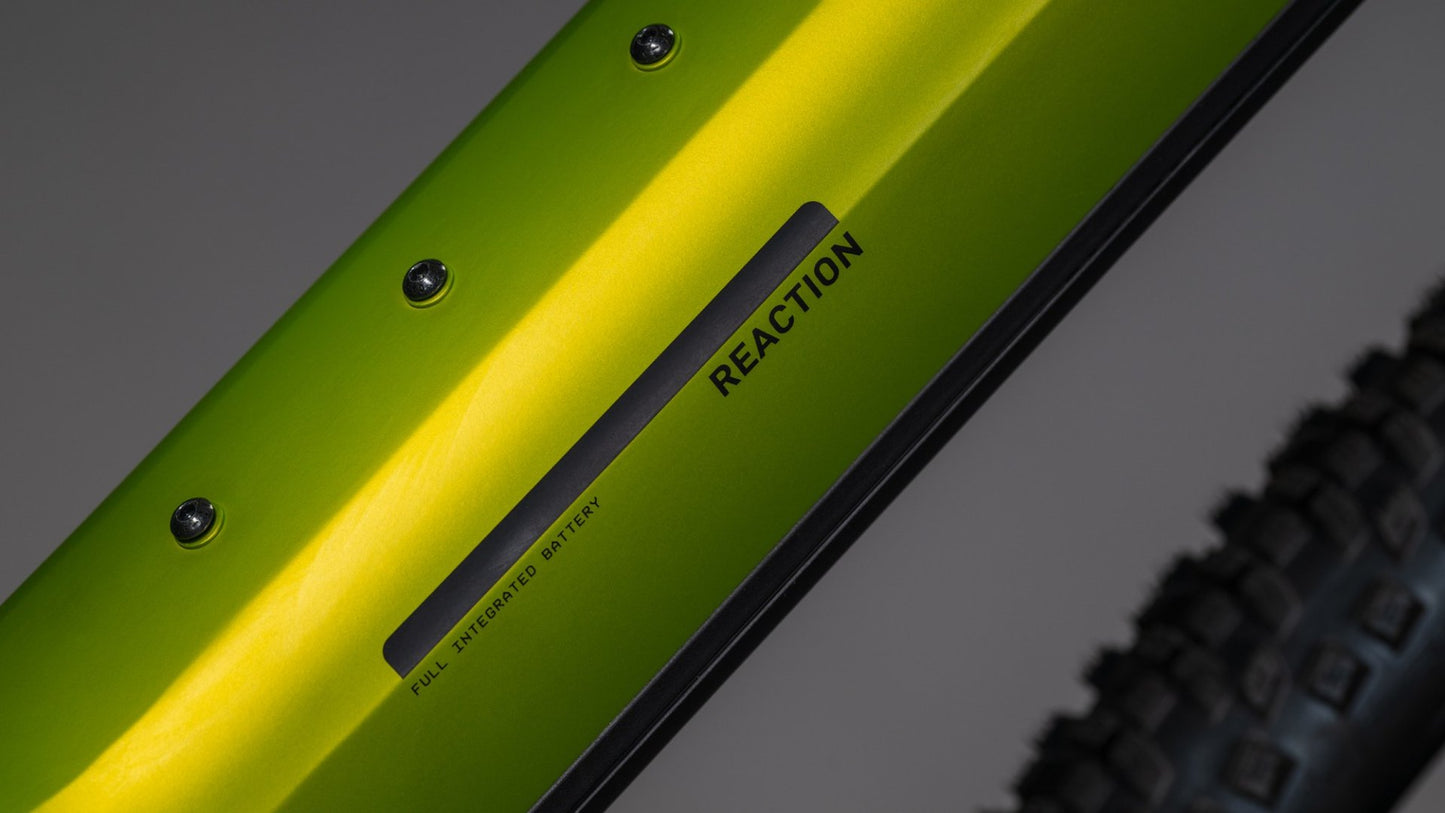 CUBE REACTION HYBRID RACE 800 eMTB BIKE 2026 LIZARD' N 'BLACK