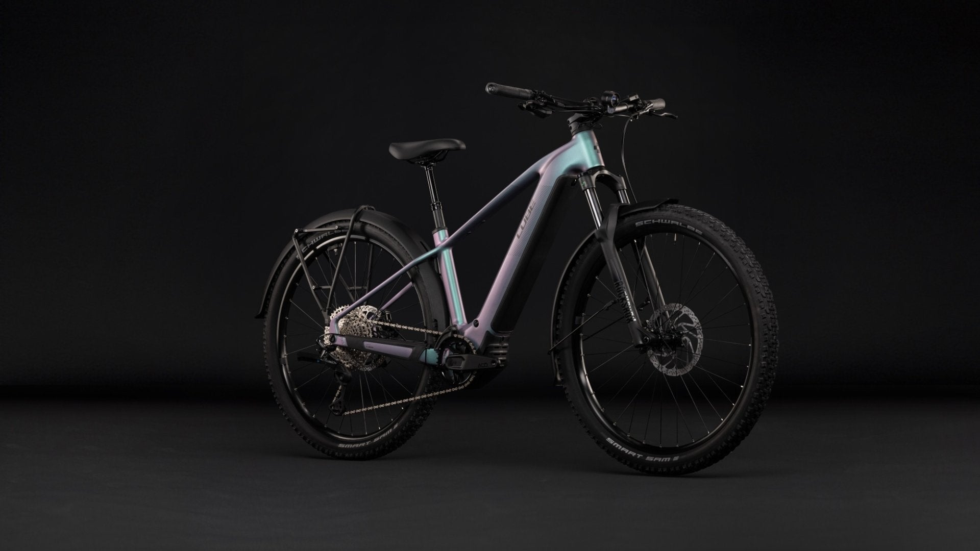 CUBE REACTION HYBRID PRO 800 FE HARDTAIL eMTB BIKE 2027 POLARLIGHT 'N' BLACK