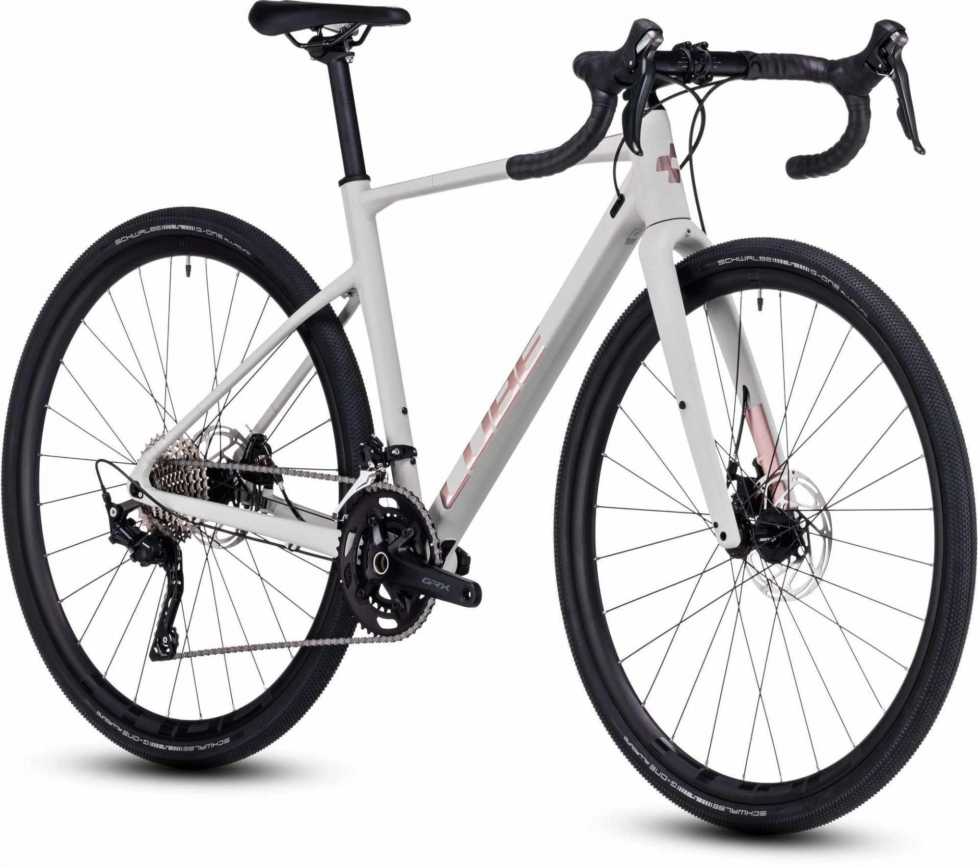 CUBE NUROAD WS GRAVEL BIKE 2023 LIGHTGREY 'N' ROSE