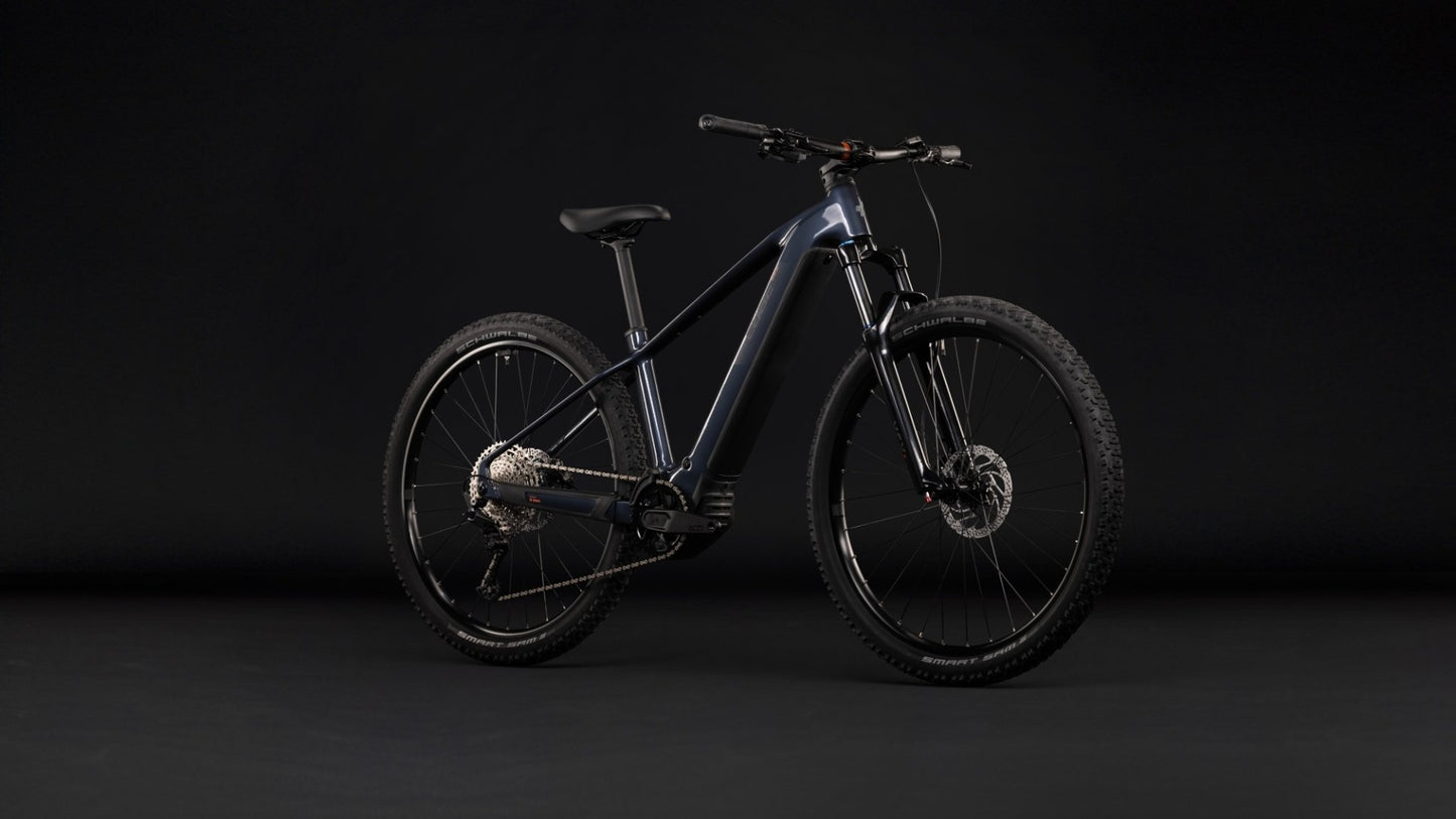 CUBE REACTION HYBRID ONE 720 HARDTAIL eMTB BIKE 2027 OOLONGGREY 'N' REFLEX