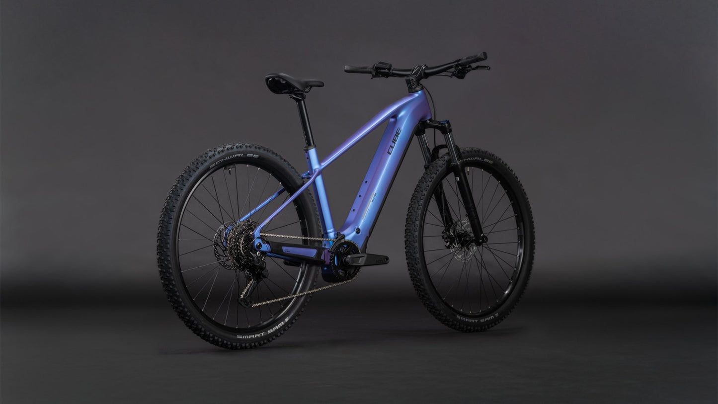 CUBE REACTION HYBRID ONE 800 eMTB BIKE 2026 BLUEIRIS' N 'REFLECT