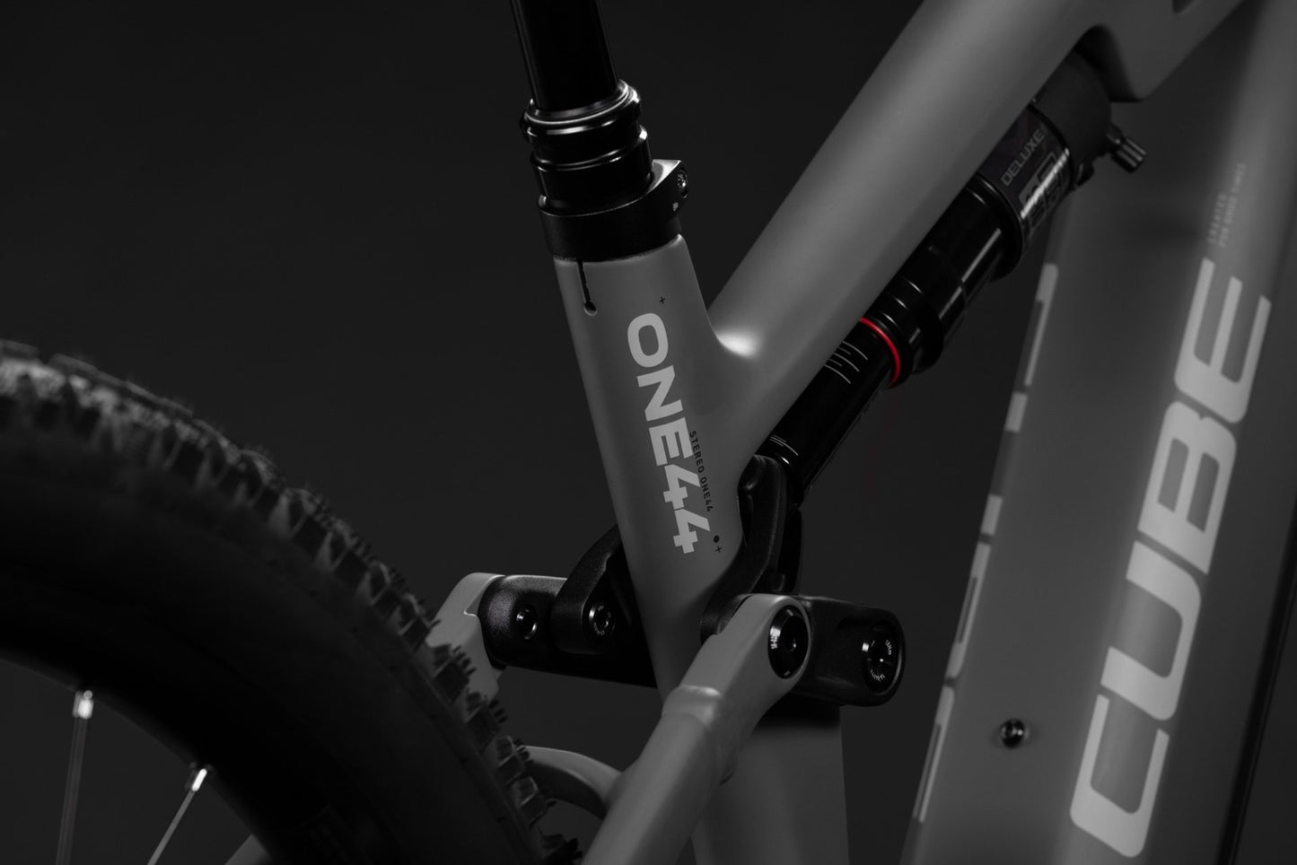 CUBE STEREO HYBRID ONE44 HPC PRO 800 eMTB BIKE 2027 OLDGREY 'N' BLACK