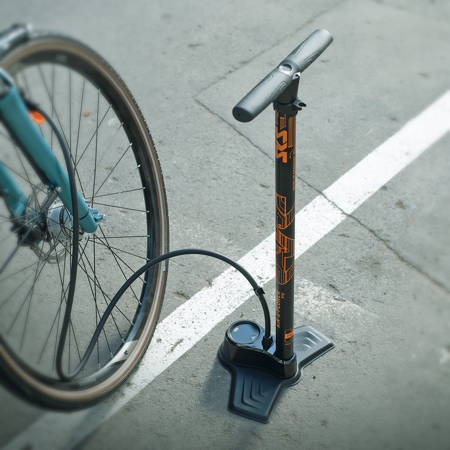 SKS AIR-X-PLORER DIGI 10.0 FLOOR PUMP