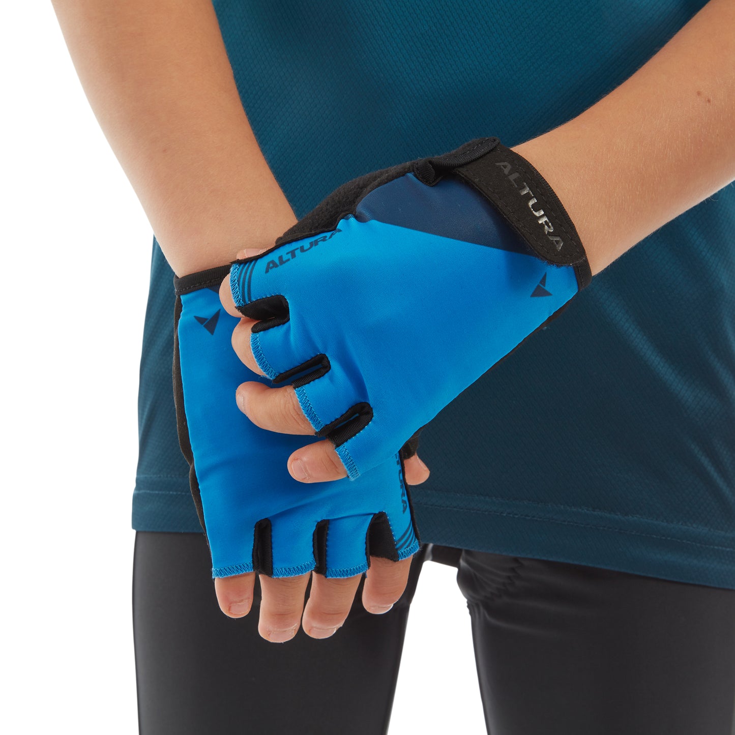 ALTURA KID'S AIRSTREAM CYCLING MITTS BLUE