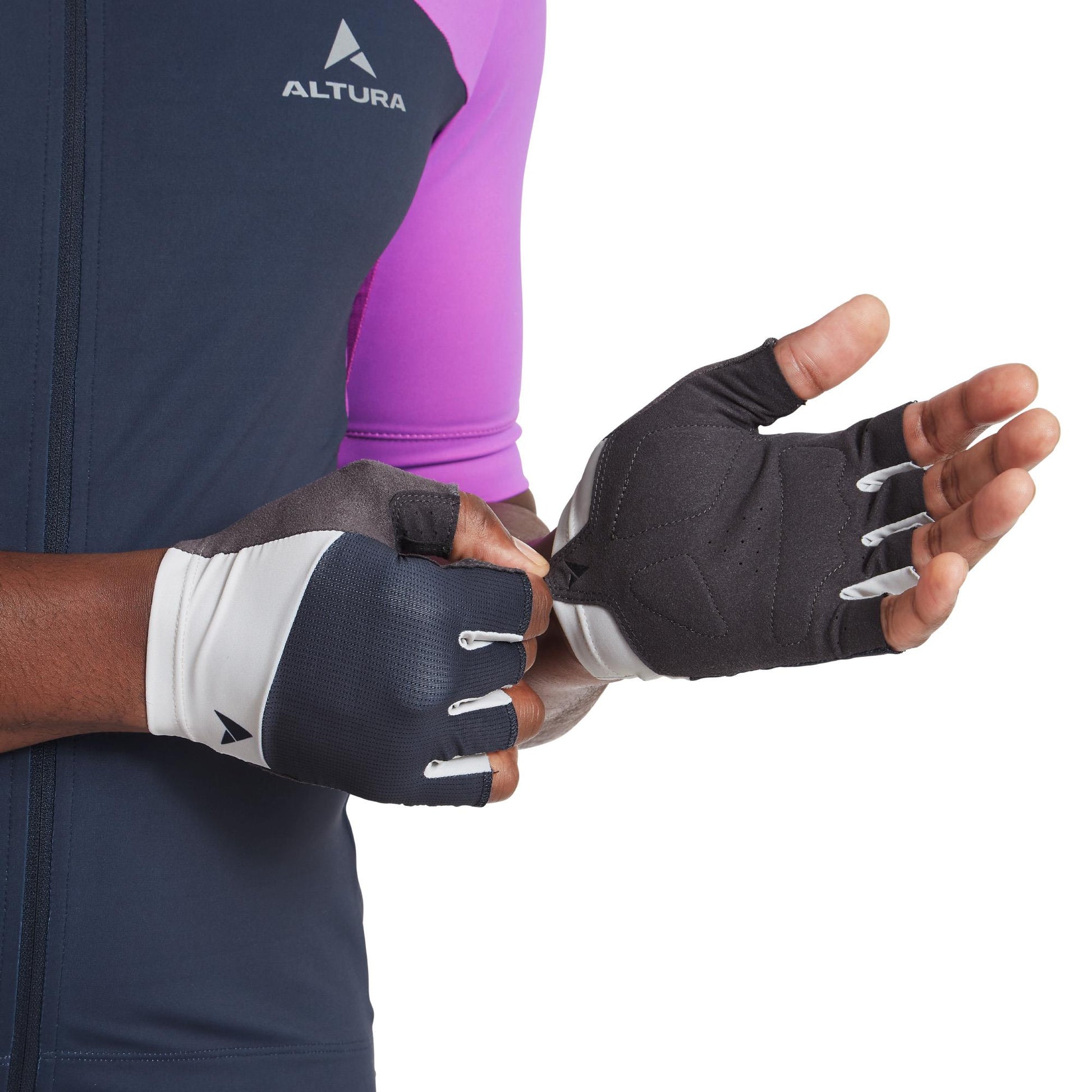ALTURA AIRSTREAM UNISEX CYCLING MITTS NAVY