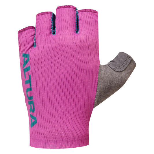 ALTURA PROGEL UNISEX CYCLING MITTS FUCHSIA PINK