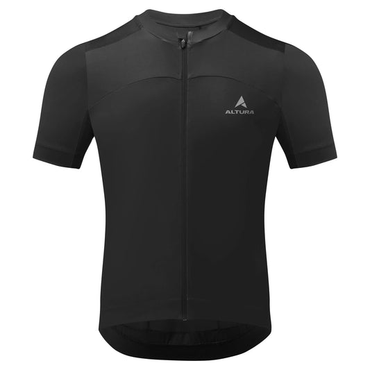 ALTURA AIRSTREAM MEN'S SHORT SLEEVE CYCLING JERSEY BLACK