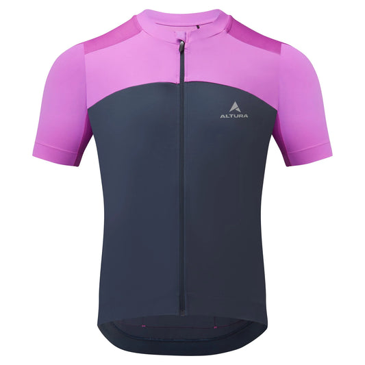 ALTURA AIRSTREAM MEN'S SHORT SLEEVE CYCLING JERSEY NAVY