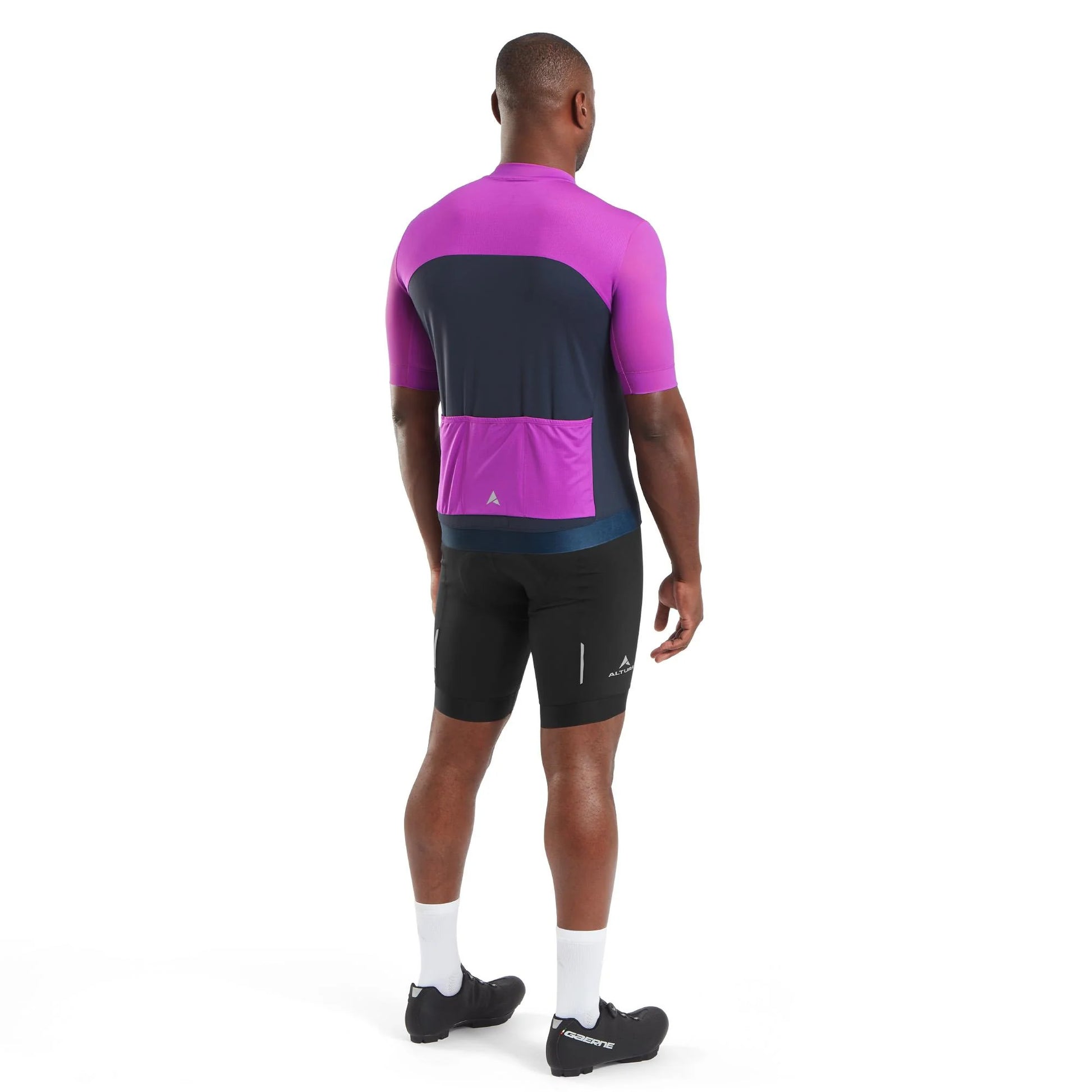 ALTURA AIRSTREAM MEN'S SHORT SLEEVE CYCLING JERSEY NAVY