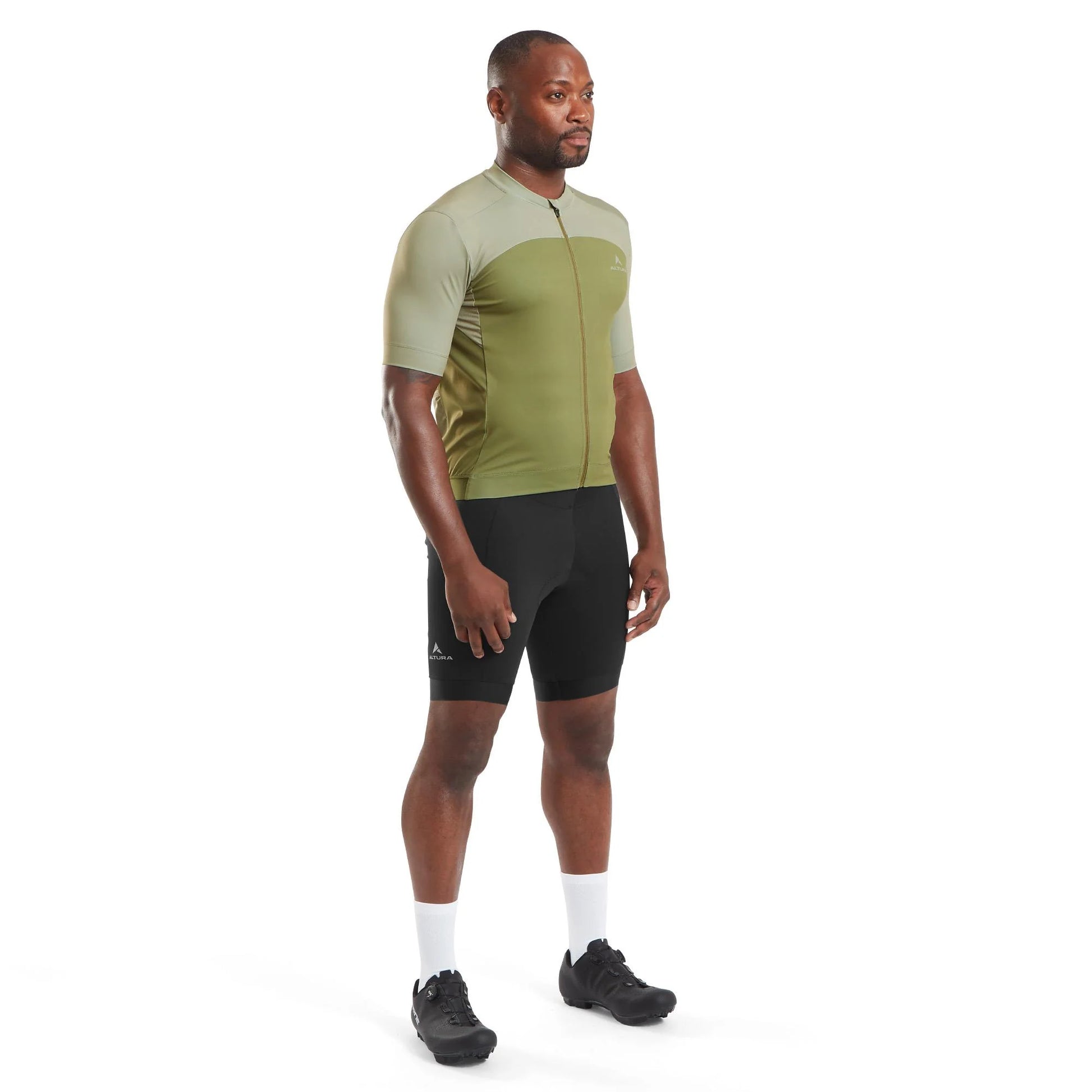 ALTURA AIRSTREAM MEN'S SHORT SLEEVE CYCLING JERSEY OLIVE