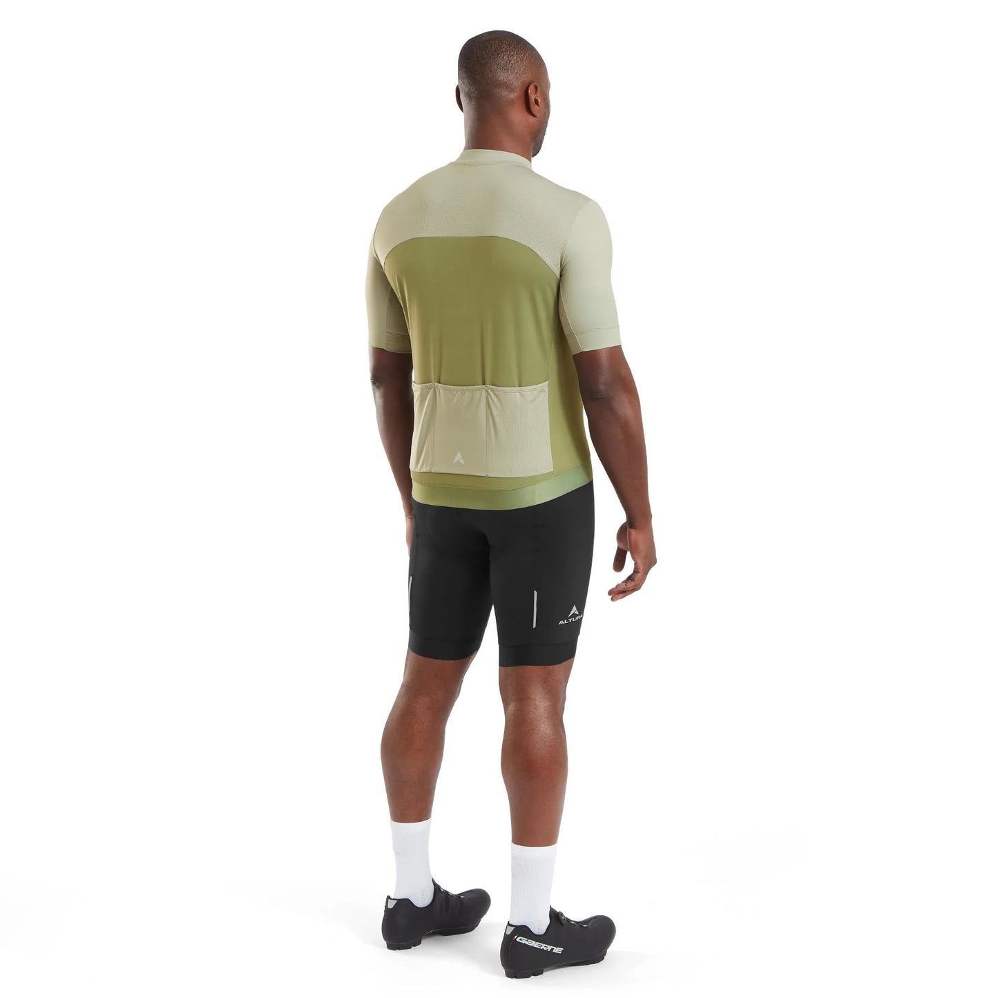 ALTURA AIRSTREAM MEN'S SHORT SLEEVE CYCLING JERSEY OLIVE